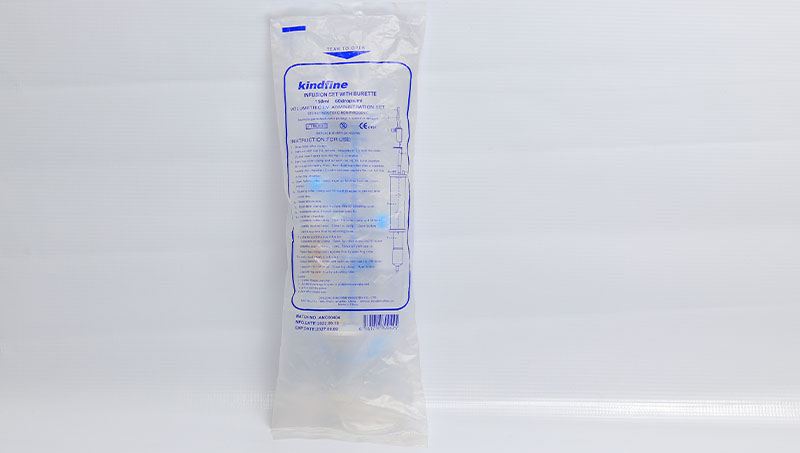 INFUSION SET WITH BURETE