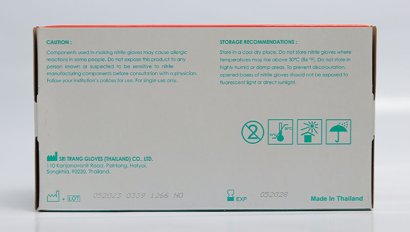 NITRILE POWDER FREE EXAMINATION GLOVES - Image 2