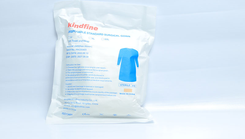 DISPOSABLE REINFORCED SURGICAL GOWN - Image 3