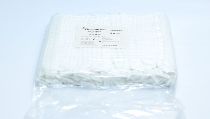 Non Woven nurse cap White - Image 2
