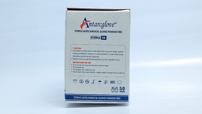 STERILE LATEX SURGICAL GLOVES POWDER FREE - Image 2